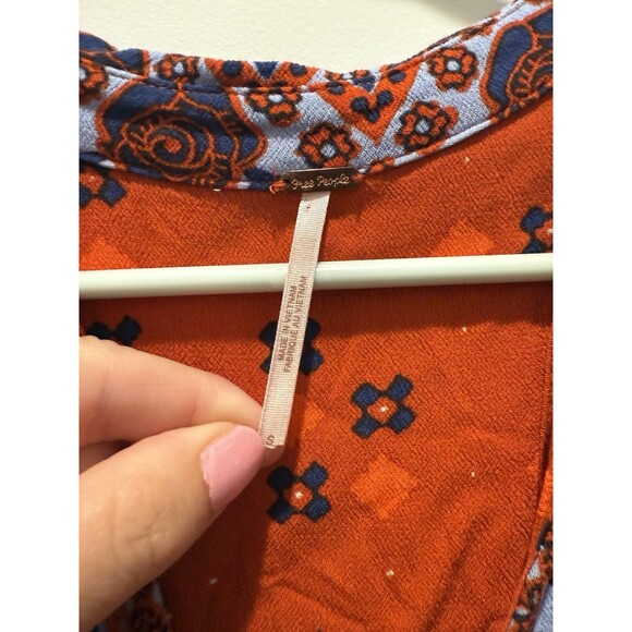 Free People Charlotte Sleeveless Long Shirt Rudy Combo Small S Tunic - Picture 4 of 6